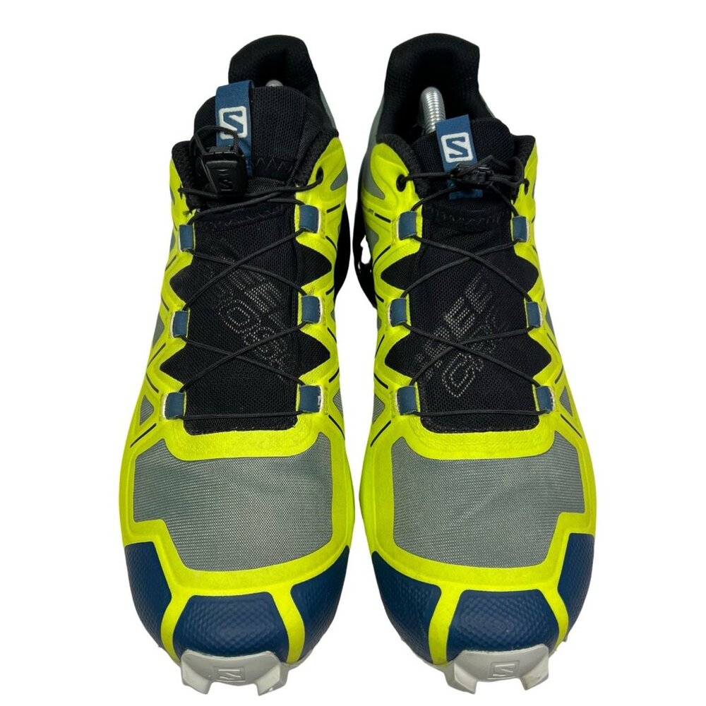Salomon Speedcross 5 Trail Running Shoe - Mens 9.5 US  43.5 EU Blue Yellow - Picture 3 of 9